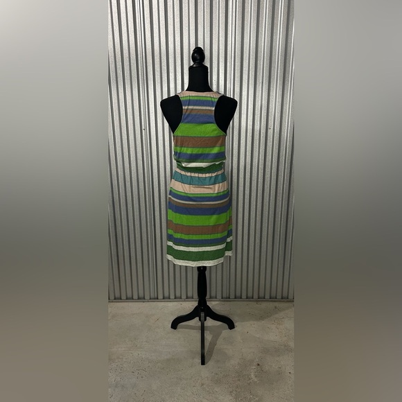 Women’s Walter Baker W118 Multicolor Striped Sleeveless Midi Dress Size Medium - Picture 2 of 7